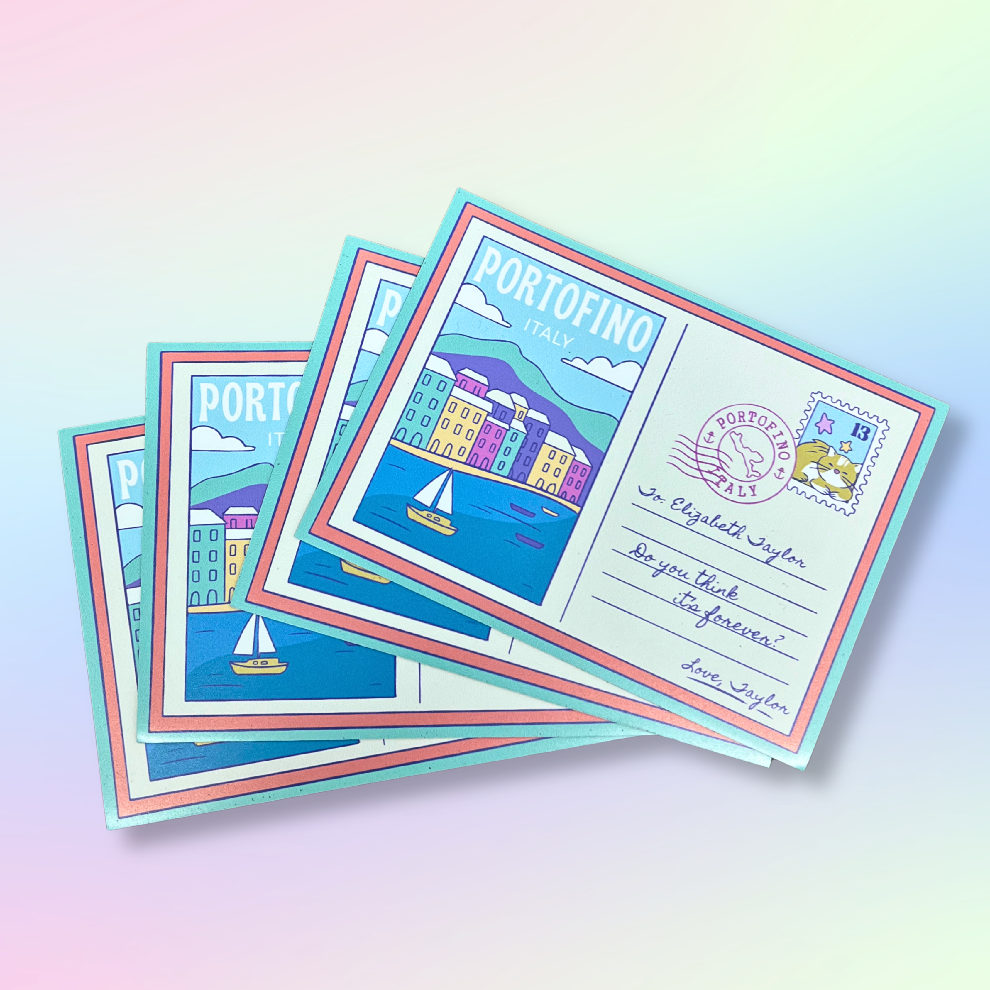 Elizabeth Taylor Postcard Magnet