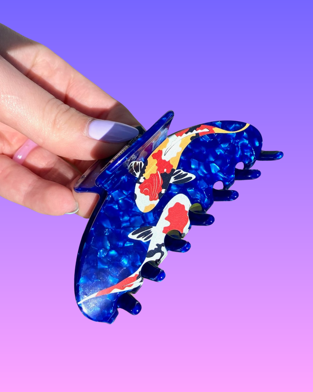 Koi Fish Claw Clip