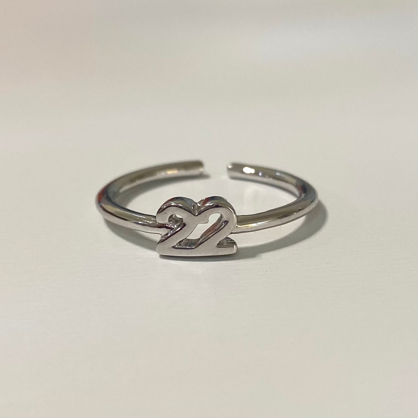 22 + Rainbow Rhinestone Ring