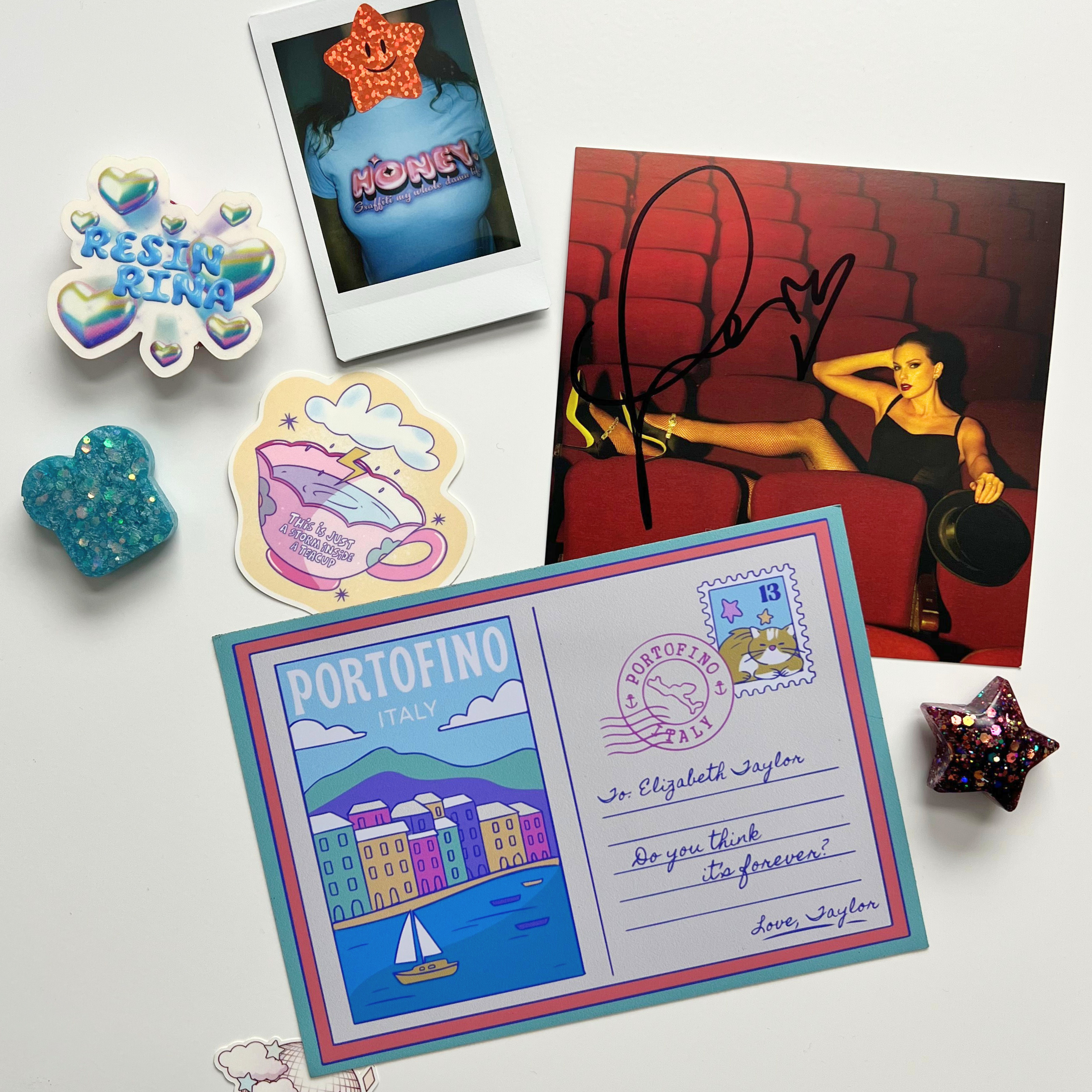 Elizabeth Taylor Postcard Magnet