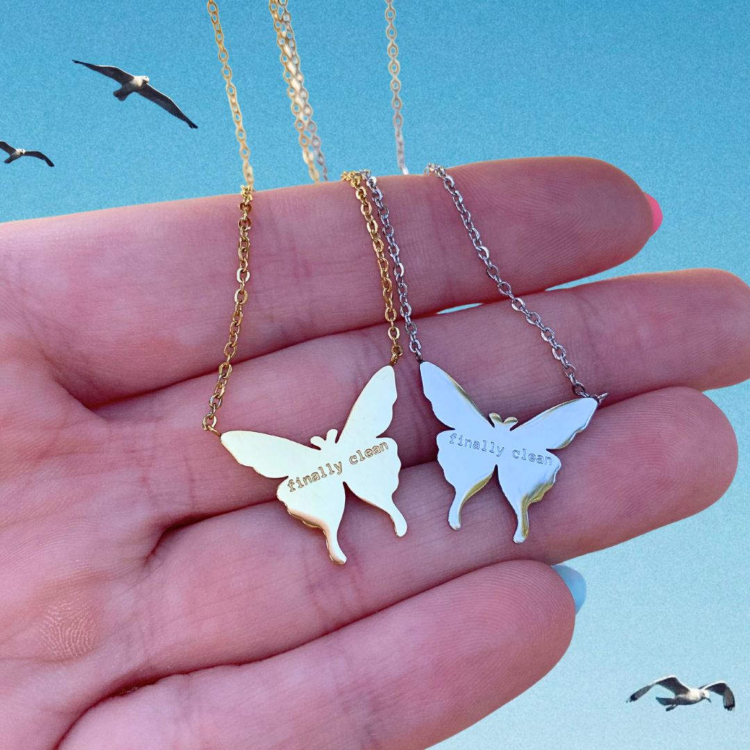 Clean Butterfly Necklace