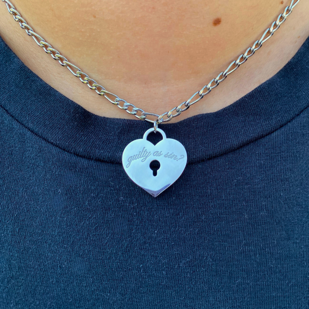 Guilty As Sin? Necklace – Resin Rina