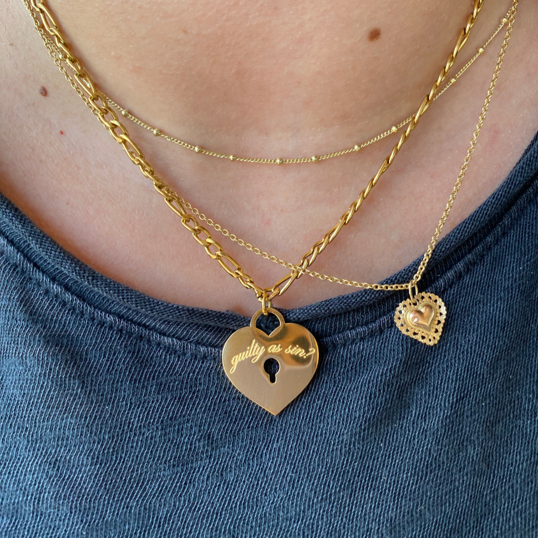 Guilty As Sin? Necklace – Resin Rina