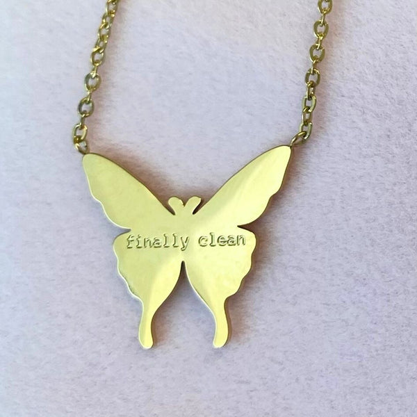 Clean Butterfly Necklace