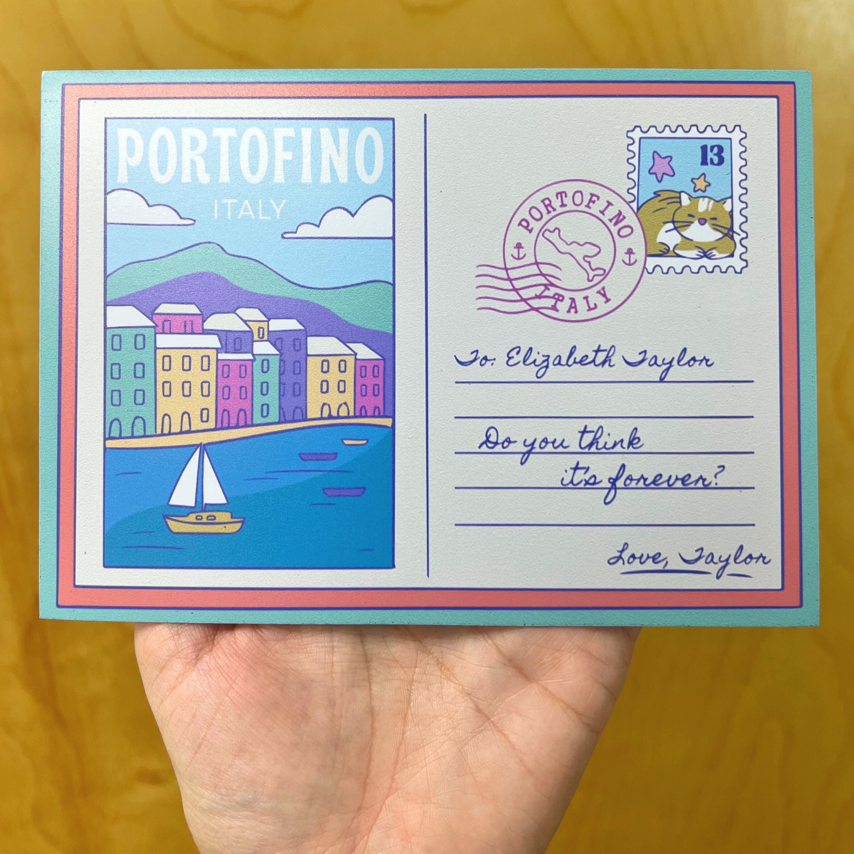 Elizabeth Taylor Postcard Magnet