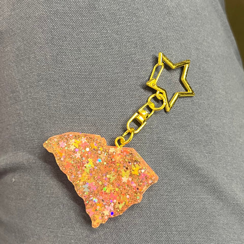 Orange South Carolina With Butterflies And Star Chain