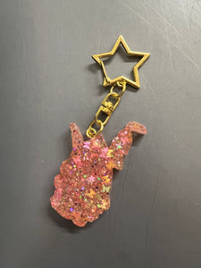 Pink West Virginia With Butterflies And Star Chain